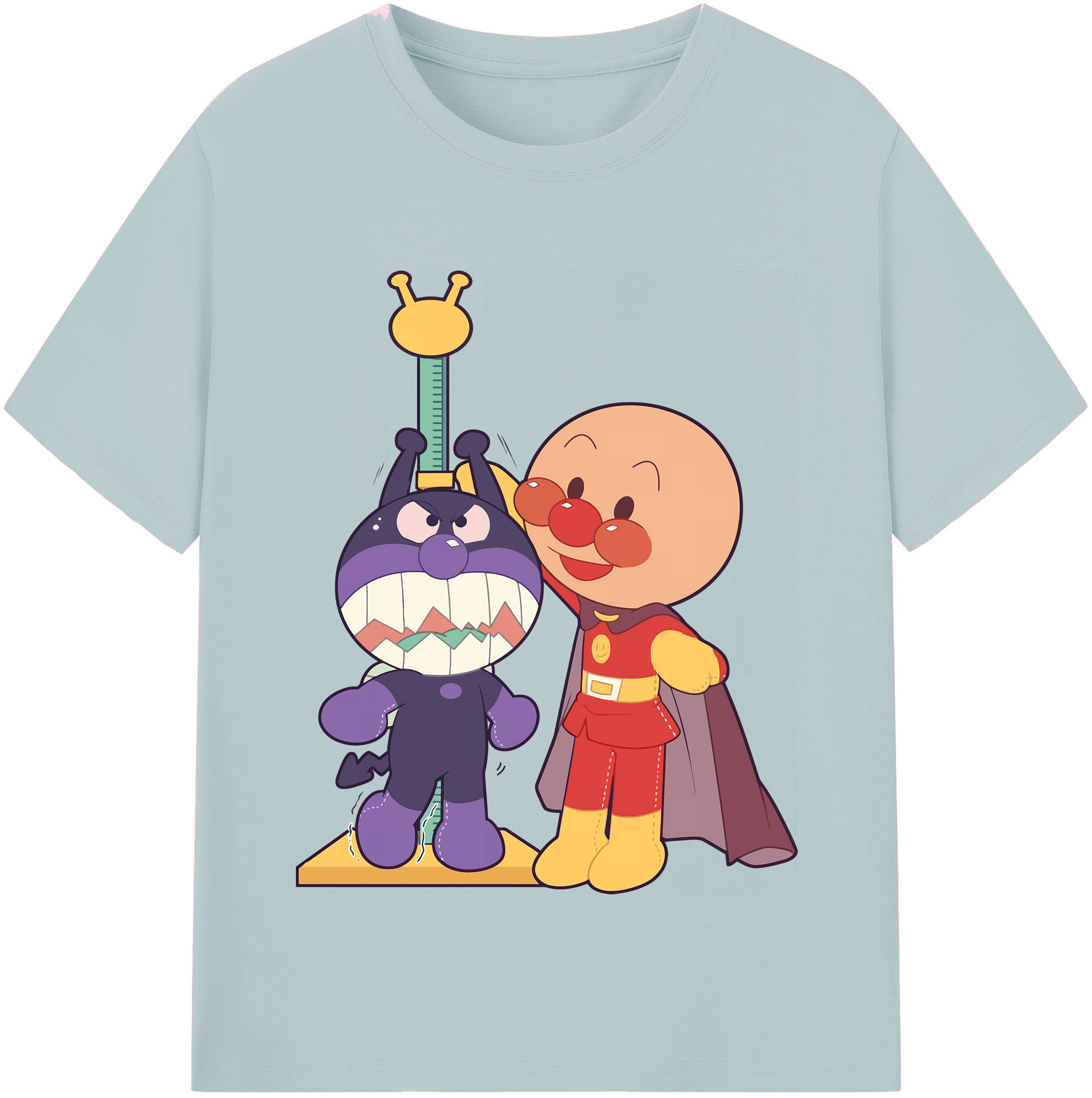 （画像用） アンパンマン Anpanman 綿100％半袖Tシャツ（フロントプリント）